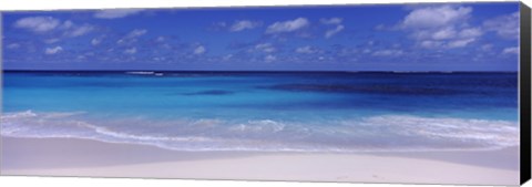 Framed Waves on the beach, Shoal Bay Beach, Anguilla Print