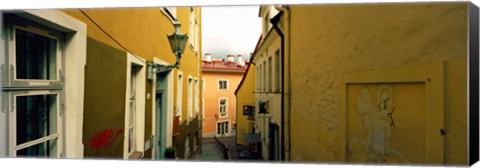 Framed Houses along a street, Toompea Hill, Tallinn, Estonia Print