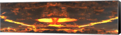 Framed Nuclear explosion Print