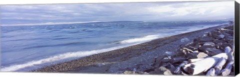 Framed Rocks on the coast, Fort Casey State Park, Island County, Washington State, USA Print