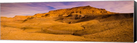 Framed Rock formations at sunset, Grand Staircase-Escalante National Monument, Utah Print