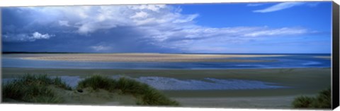 Framed Clouds over Budle Bay, Northumberland, England Print