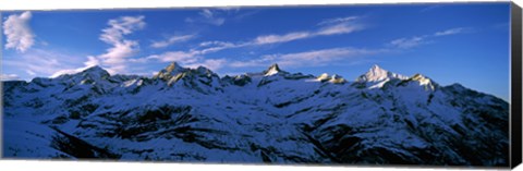 Framed Swiss Alps from Gornergrat, Switzerland Print