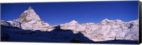 Framed Mt Matterhorn from Riffelberg, Zermatt, Valais Canton, Switzerland Print