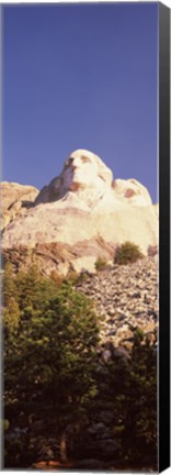 Framed Low angle view of the Mt Rushmore National Monument, South Dakota, USA Print