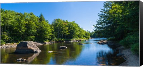 Framed Moose River, New York State Print