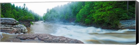 Framed Youghiogheny River, Swallow Falls State Park, Garrett County, Maryland Print