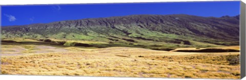 Framed Landscape with Haleakala Volcanic Crater, Maui, Hawaii, USA Print