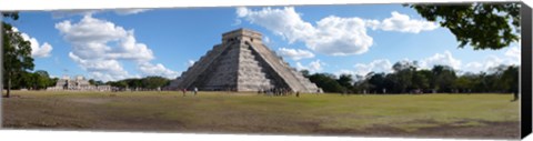 Framed Kukulkan Pyramid, Yucatan, Mexico Print