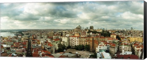 Framed City view, Istanbul, Turkey Print