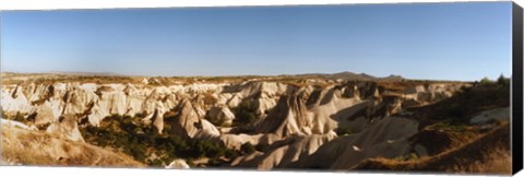 Framed Rocky terrain in Cappadocia, Turkey Print