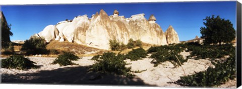 Framed Rock formations in Cappadocia, Turkey Print
