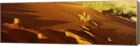 Framed Sand dunes in a desert, Jordan (horizontal) Print