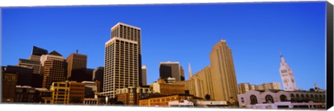 Framed Skyscrapers in a city, San Francisco, California, USA 2012 Print