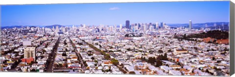Framed Houses in a city, San Francisco, California, USA 2012 Print