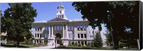 Framed Close Up of Missoula County Courthouse, Missoula, Montana Print