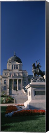 Framed Facade of a government building, Helena, Montana Print