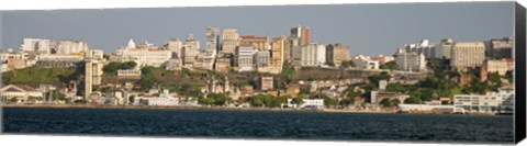 Framed City at the waterfront, Salvador, Bahia, Brazil Print