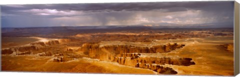 Framed Storm clouds over Canyonlands National Park, Utah Print