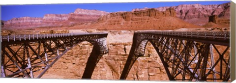 Framed Navajo Bridge at Grand Canyon National Park, Arizona Print