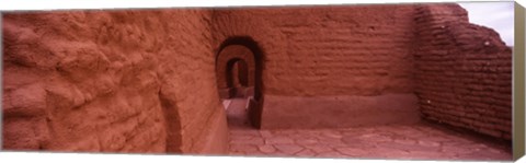 Framed Ruins at Pecos National Historical Park, New Mexico, USA Print