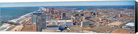 Framed Cityscape, Atlantic City, New Jersey, USA Print