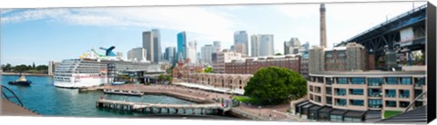 Framed Circular Quay, Sydney, New South Wales, Australia 2012 Print