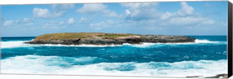 Framed Small island in the sea, Flinders Chase National Park, Kangaroo Island, South Australia, Australia Print