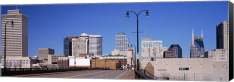 Framed Downtown Nashville, Tennessee Print