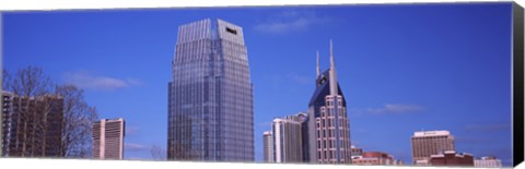 Framed Pinnacle at Symphony Place and BellSouth Building at downtown Nashville, Tennessee Print