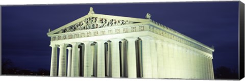 Framed Nashville Parthenon at night, Centennial Park, Nashville, Tennessee, USA Print