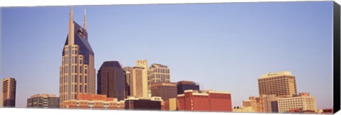 Framed Nashville skyline, Tennessee Print