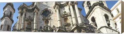 Framed Facade of a cathedral, Havana, Cuba Print