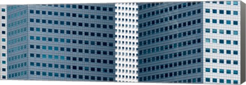 Framed Close up of buildings in Singapore Print