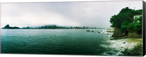 Framed Guanabara Bay, Niteroi, Rio de Janeiro, Brazil Print