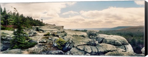 Framed Gertrude's Nose, Minnewaska State Park, Catskill Mountains, New York State, USA Print