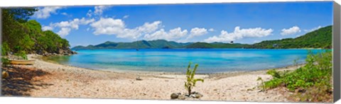 Framed Coral Bay, St. John, US Virgin Islands Print