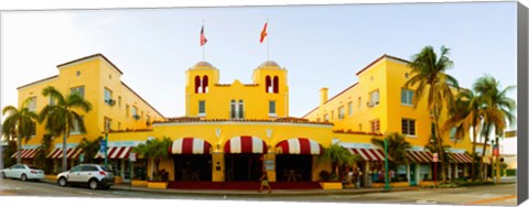 Framed Facade of a hotel, Colony Hotel, Delray Beach, Palm Beach County, Florida, USA Print