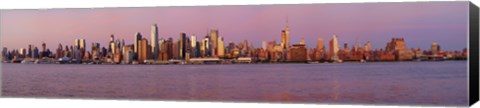 Framed Midtown Manhattan Skyline at Dusk, New York City Print