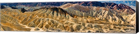 Framed Zabriskie Point, Death Valley, Death Valley National Park, California Print