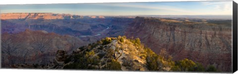 Framed High angle view of Desert Point, South Rim, Grand Canyon, Grand Canyon National Park, Arizona, USA Print