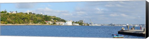 Framed View of island, Havana, Cuba Print