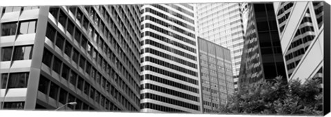 Framed Facade of office buildings, San Francisco, California Print