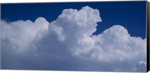 Framed Cumulus Clouds Against a Dark Sky Print