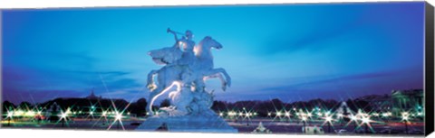 Framed Evening Place de la Concorde Paris France Print