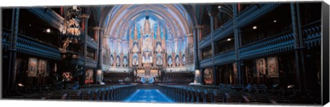 Framed Notre-Dame Basilica Montreal Quebec Canada Print