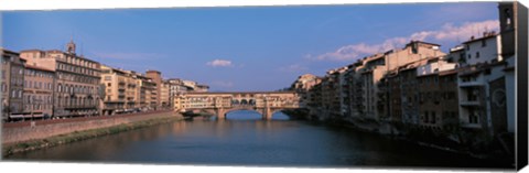 Framed Vecchio Bridge Florence Italy Print