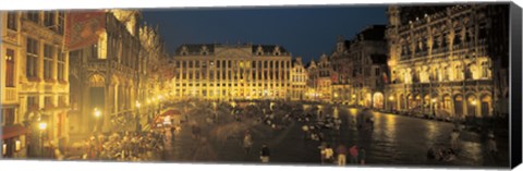 Framed Grand Place Brussels Belgium Print