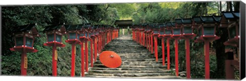 Framed Kibune Shrine Kyoto Japan Print