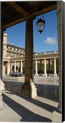 Framed Columns in a palace, Palais Royal, Paris, France Print